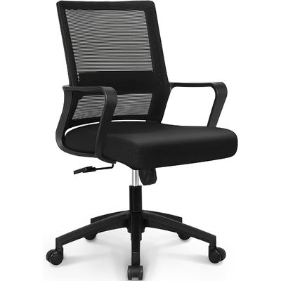 Executive Office Chair Mesh Chair met lumbale steun en verstelbare hoogte armsteun