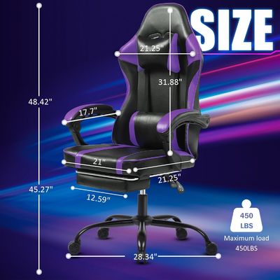 Hoogteverstelbare ergonomische speelstoel voor volwassenen