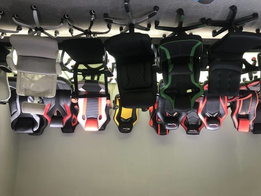 360 draaiende ergonomische speelstoel met voetsteun, verstelbare hoogte en rugleuning