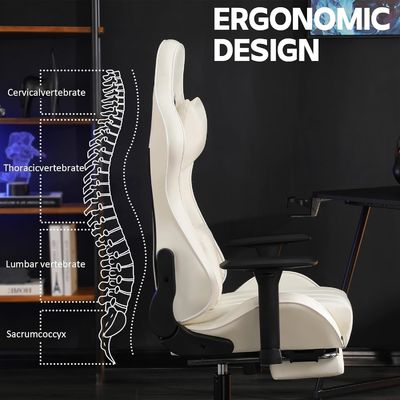 Aanpassen Home Office Ergonomische gaming stoel met verstelbare hoogte en voetzorg