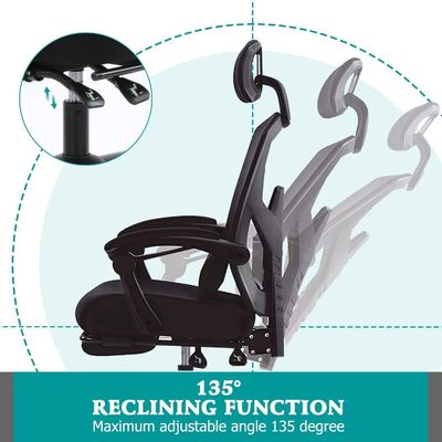 Postverpakking Ergonomische kantoorstoelen met rugleuning Gemaakte stoelen met lendenen