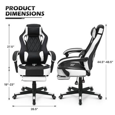 Persoonlijke kleur Racing Style PU Lederspelstoel met draaifunctie