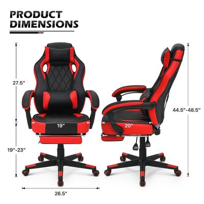 Moderne ergonomische computer gaming stoel Racing stijl PU lederen stoel gaming 40,79 pond