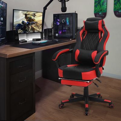 Moderne ergonomische computer gaming stoel Racing stijl PU lederen stoel gaming 40,79 pond