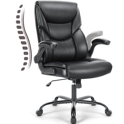Moderne ontwerp verstelbare Executive Office stoel met Flip-up armsteun en lumbale steun