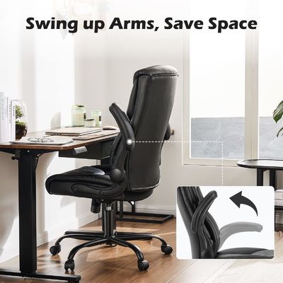 Moderne ontwerp verstelbare Executive Office stoel met Flip-up armsteun en lumbale steun