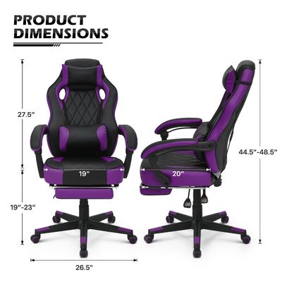 Racing Style PU Leather Gaming Chair Ergonomisch ontwerp Foam Seat Material van ALINUNU