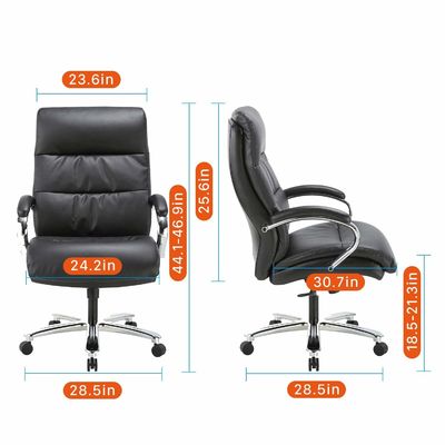 Direct met olie gestreepte ergonomische schrijfstoel met gaasachtergrond en hoogteverstelbare arm