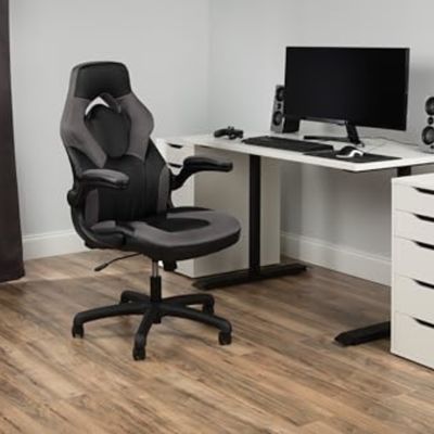 Leer Racing Style High Back Gaming Chair Ergonomische 360 draaibare PC Computer Desk Chair