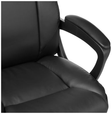 26&quot;D x 23.75&quot;W x 42&quot;H Mid-Back Pure PU Office Computer Desk Stoel met 3 Gas Lift