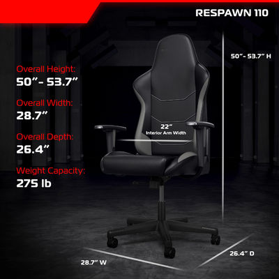 Moderne design ergonomische pc computer stoel gaming met geïntegreerde hoofdsteun aangepaste kleur