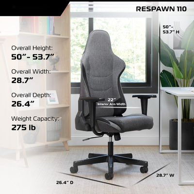 OEM ODM Aanpassen Ergonomische PC-gamingstoel met geïntegreerde hoofdsteun volwassenen