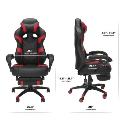 Geïntegreerde hoofdsteun ergonomische lift stoel gaming computer stoel voor volwassenen aanpassen