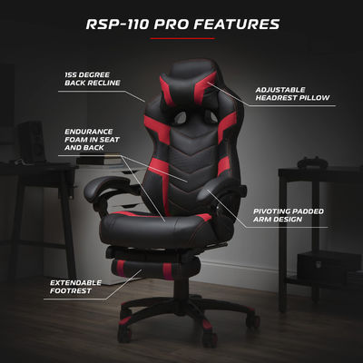 Geïntegreerde hoofdsteun ergonomische lift stoel gaming computer stoel voor volwassenen aanpassen