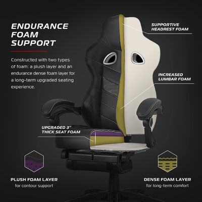 Geïntegreerde hoofdsteun ergonomische lift stoel gaming computer stoel voor volwassenen aanpassen