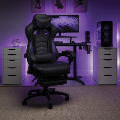 Postverpakking Modern ontwerp Ergonomische pc-computerstoel met geïntegreerde hoofdsteun