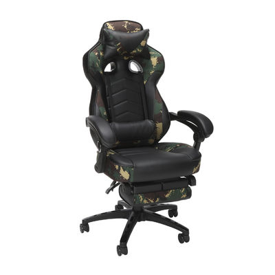 360 draaiende ergonomische pc-computerstoel gaming met geïntegreerde hoofdsteun hoogte aan te passen