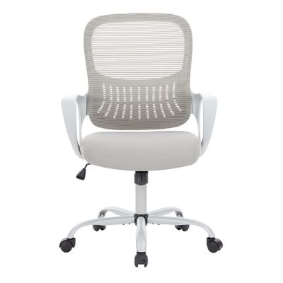 Materiaal Middenrugtask Rolstoel Home Office Desk Stoel met wielen en lendenen steun