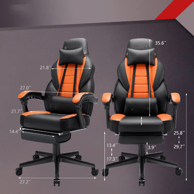 ALINUNU Racing Style Gaming Chair Office Computer Chair Gaming met voetensteun en hoofdsteun