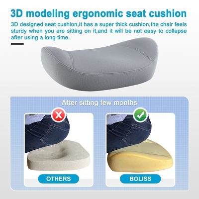 Ergonomische kantoorstoel met hoogteverstelling 25,4&quot;D x 28,1&quot;W x 37&quot;H in postverpakking