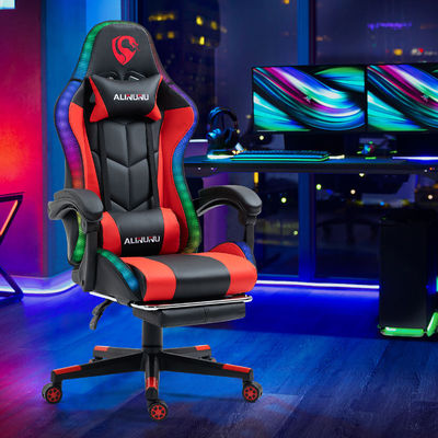 Krijg de ultieme gaming ervaring met deze leer RGB Racing Computer Gaming Chair
