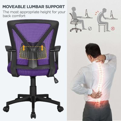 3 Gas Lift Ergonomische kantoorstoel met op maat gemaakte kleur en verstelbare lumbale steun