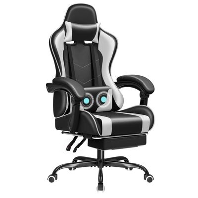 Racing gaming stoel met massage lumbale steun en 360 draaiende stoel 18,5 &quot;D x 23,61&quot; W x 50,4&quot; H