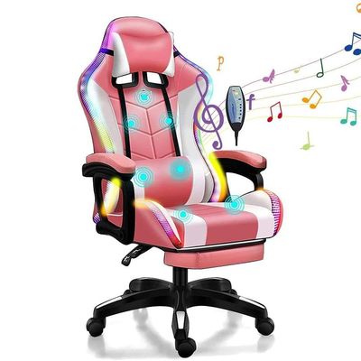 OEM-ODM RGB-gamingstoel met 7-punts-massagesprekers en aanpasbare functies