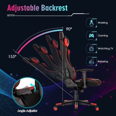 Verbeter uw gaming stoel naar ALINUNU Draaiende stoel met RGB LED-lichten Ergonomisch ontwerp
