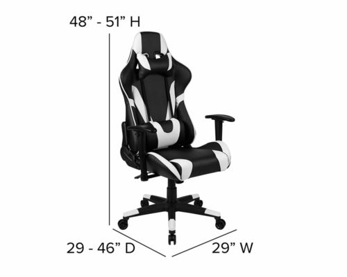 Office Ergonomische Computer PC Gaming Stoel met 360 draai/ Hoogte-instelling/Rekliner Functie