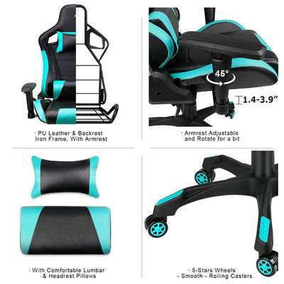 Verbeter je spelinstelling met ALINUNU's High Back PU Leather Swivel Gaming Chair