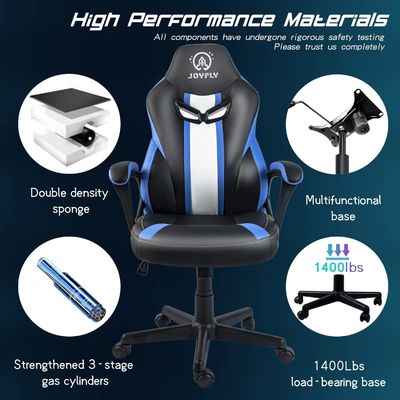 ALINUNU Racing Gaming Chair met lumbale steun 3 Gas Lift Swirl Chair