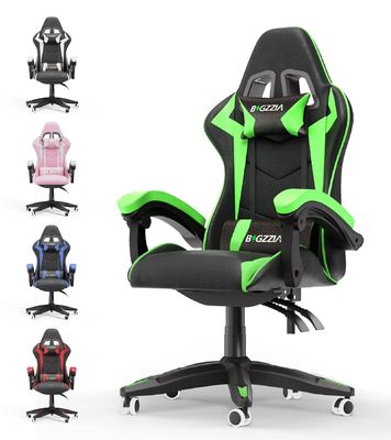 Direct verkopen Modern Design Iron Racing Gaming Chair met hoofdsteun en lendenen steun