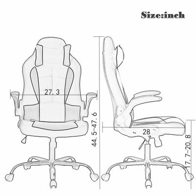 Postverpakking Ergonomische computerstoel 360 draaibaar/hoogteverstelbaar/leunstoel door ALINUNU
