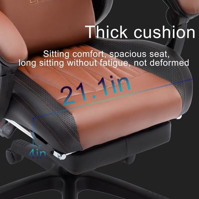 Draaiende stoel ALINUNU Ergonomische computerspelstoel met hoofdsteun en lendensteun