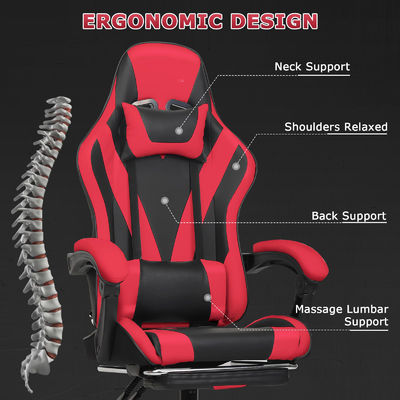 ALINUNU Direct High Back Gaming Chair met voetsteun in aangepaste kleur en aluminium