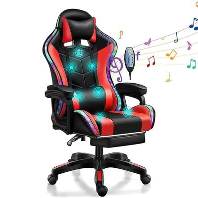 ALINUNU Gaming Chair Gepersonaliseerd ontwerp met 7-punts massage en ingebouwde luidsprekers