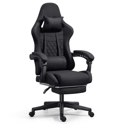 Gepersonaliseerde kleur Ergonomisch verstelbaar bureau Computerspelstoel met voetenrest en massage