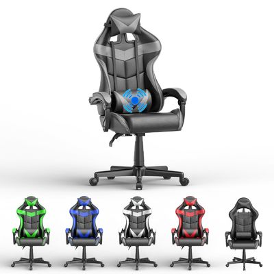 Krijg de Ultimate Gaming Experience PU Gaming Chair met Massage 33&quot;D x 24&quot;W x 49.2&quot;H