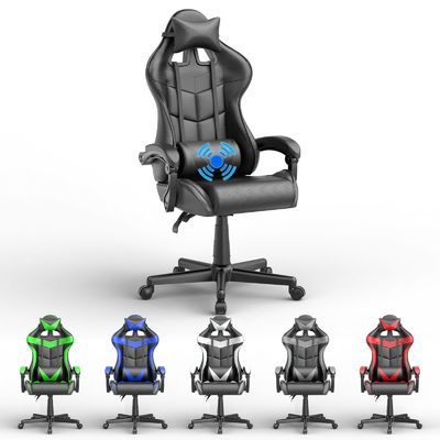Direct leveren Moderne stijl ergonomische gamer stoel met massage en synthetisch leer