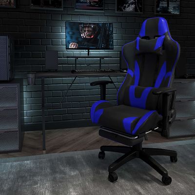 ALINUNU Moderne design gaming stoel met verstelbare draaiknop en 280 pond capaciteit