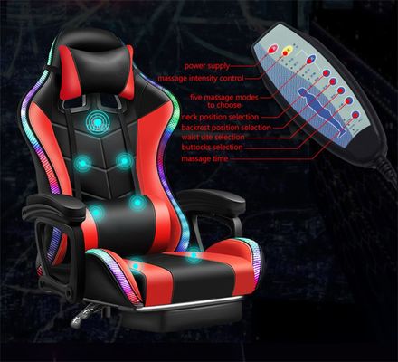 Verbeter uw gaming-installatie met ALINUNU PC Massage Gaming Chair met LED en luidsprekers