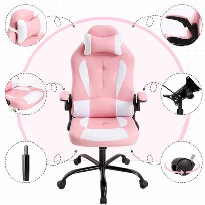 ALINUNU PC Racing Gaming Chair Draaiende stoel Fake Leer Stoel Materiaal Type voor volwassenen