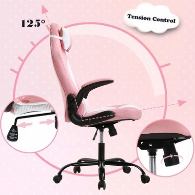 ALINUNU PC Racing Gaming Chair Draaiende stoel Fake Leer Stoel Materiaal Type voor volwassenen