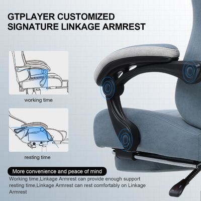 ALINUNU High Back Racing Gaming Chair met instelbare hoogte en 360 draaifunctie