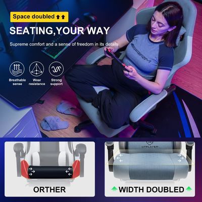 ALINUNU High Back Racing Gaming Chair met instelbare hoogte en 360 draaifunctie