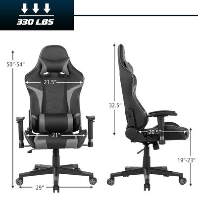 Modern ontwerp ijzeren metalen computerspeelstoel voor kantoor ergonomische speeltjesstoelen