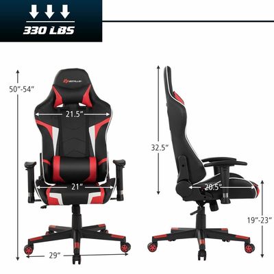 Verstelbare hoogte Computer Gaming Racing Chair voor kantoor Ergonomische gaming stoelen