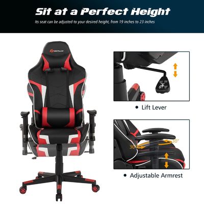 Verstelbare hoogte Computer Gaming Racing Chair voor kantoor Ergonomische gaming stoelen