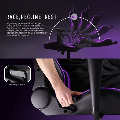 ALINUNU High Back Ergonomische Racing Gaming Chair Hoogte verstelbare stoel Gaming Gamer